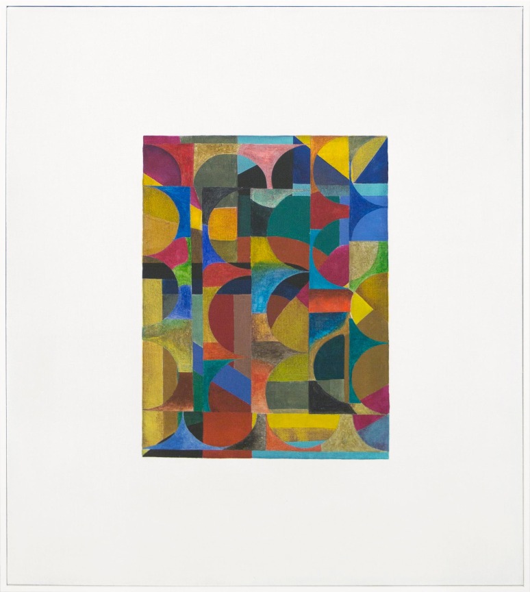 , SCOTT OLSON, Untitled, 2016, Oil on linen, maple frame, 27 1/2 x 23 1/2 x 1 in.