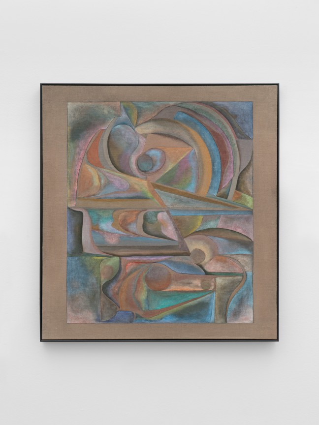 Brightly colored field of rounded shapes