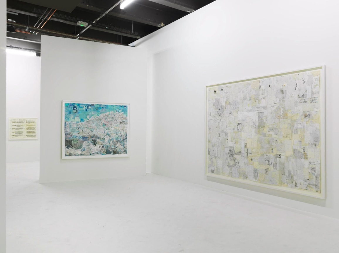 Instllation view of Not Not Knocking on Heaven's Door by SIMON EVANS&trade;.