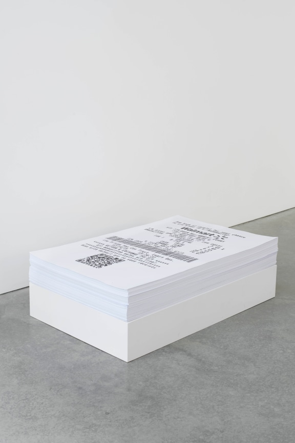 image of TERESA MARGOLLES's Receipt,&nbsp;2020