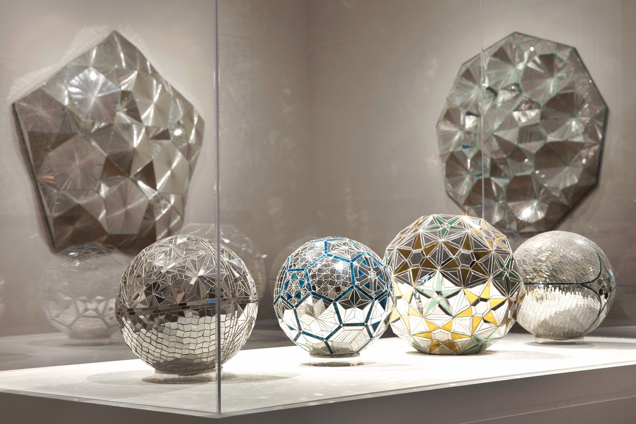 Installation view,&nbsp;Monir Shahroudy Farmanfarmaian: Infinite Possibility. Mirror Works and Drawings, 1974-2014, Chrysler Museum of Art, Norfolk, VA, March 16 - July 30, 2017