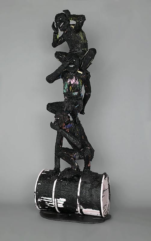 apes stacked on top of each other