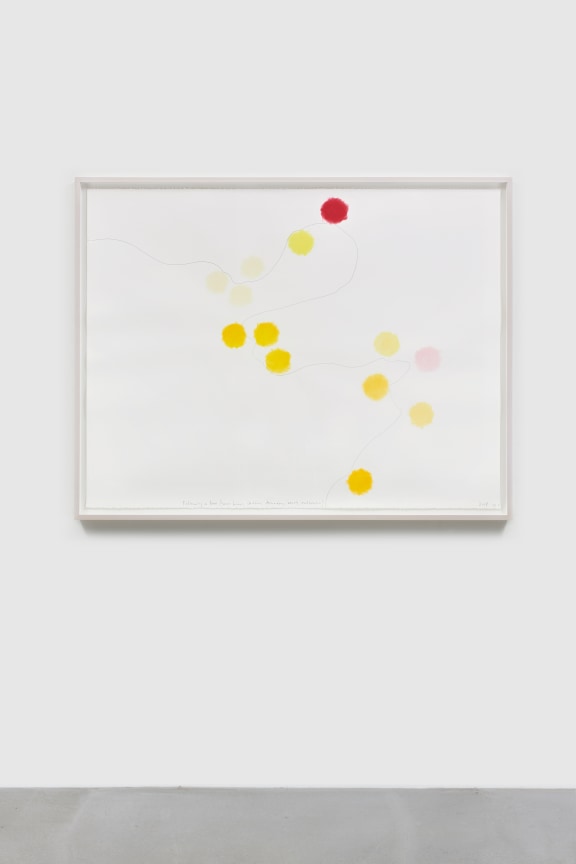 Image of SPENCER FINCH's Following a Bee (green beans, dahlias, tomatoes, roses, rudbeckia), 2018