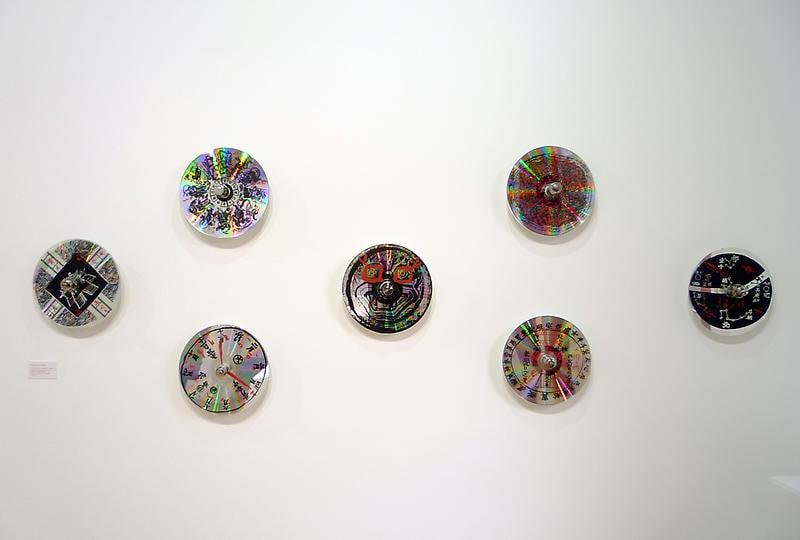 Image of NAM JUNE PAIK's 白南准 NJP at 1800 RPMs 每分钟1800圈转速下的白南准, 1992