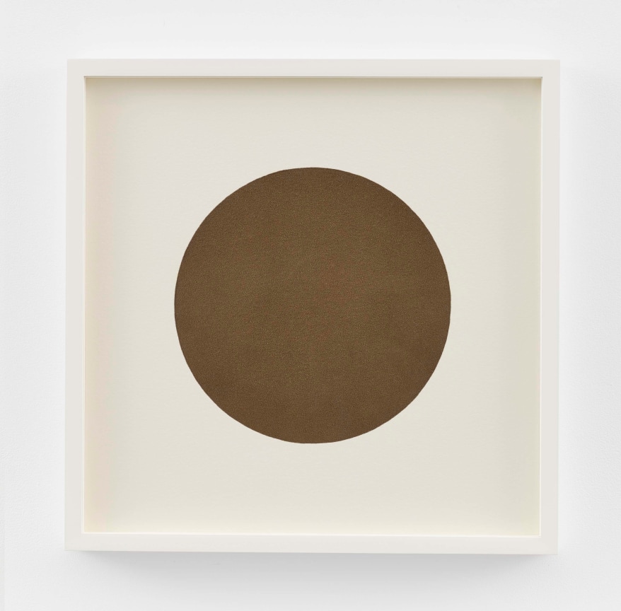 KATIE PATERSON O IV, 2023 Mixed media using pigment ground from the fossilised remains of life over billions of years 20 1/8 x 20 1/8 in 51 x 51 cm Series of 6 plus 2 artist's proofs (#4/6) (JCG15958)