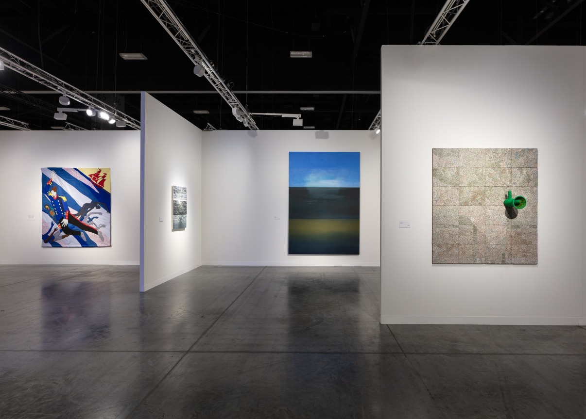 Installation view, James Cohan at Art Basel Miami Beach, Booth G18, Miami, FL, December 2-5, 2021