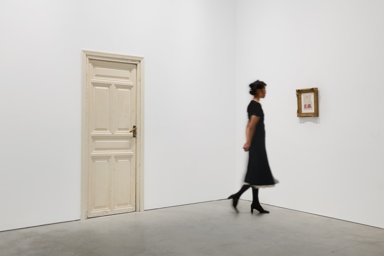Installation view, Behind the Bedroom Door, James Cohan, 48 Walker and 291 Grand St, New York, NY, January 10 - February 8, 2025.