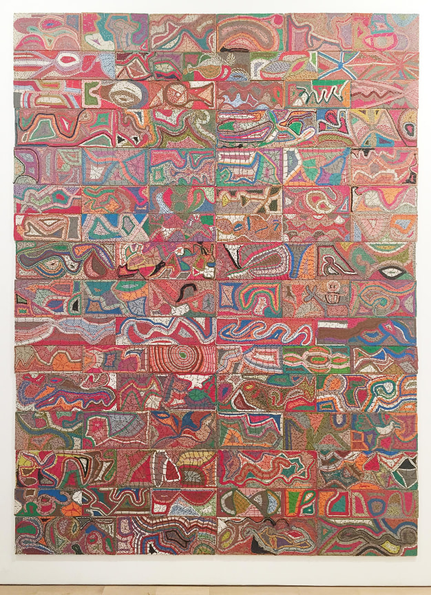 electrical wires and components put together to create varying shapes and patterns