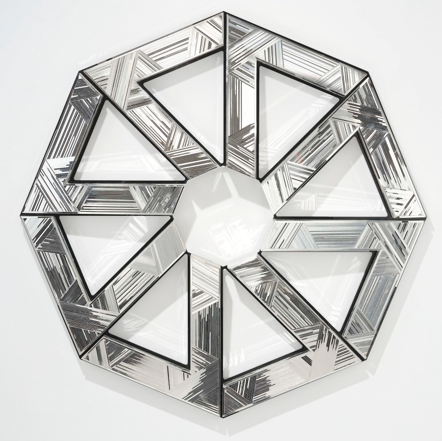 Octagonal Hanging Sculpture of Mirror by MONIR SHAHROUDY FARMANFARMAIAN