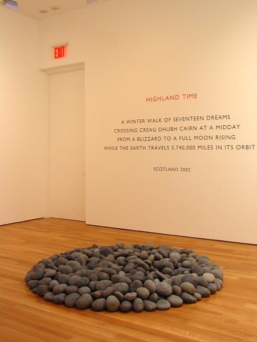 rocks organized in the shape of a circle on the floor