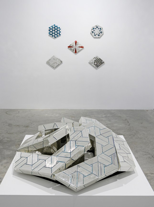 Installation view, Monir&nbsp;Shahroudy Farmanfarmaian,&nbsp;Sunset, Sunrise,&nbsp;Sharjah Art Foundation, United Arab Emirates,&nbsp;October 12 - December 28, 2019