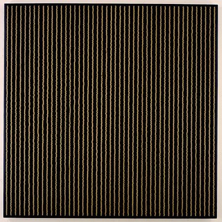 vertical lines against a black background