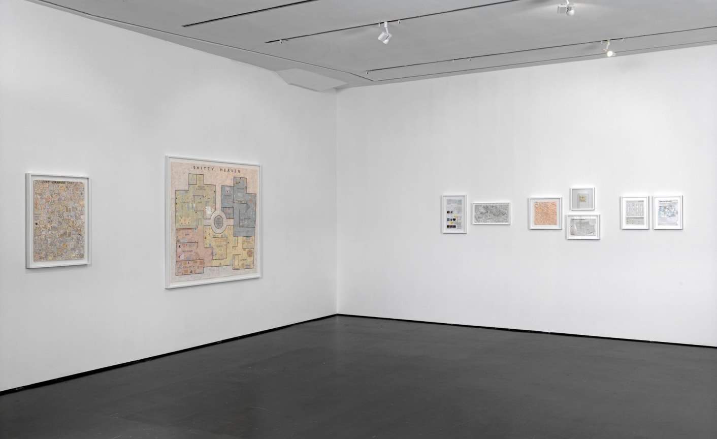 Installation shot of First We Make the Rules, Then We Break the Rule by SIMON EVANS&trade;.