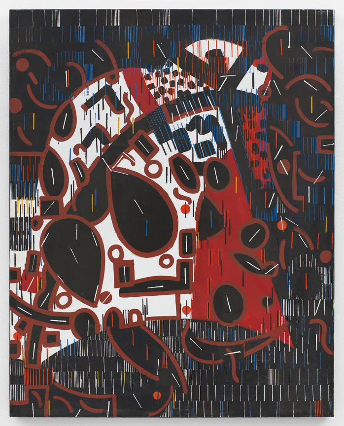 image of lee mullican's Untitled, c. 1980-81