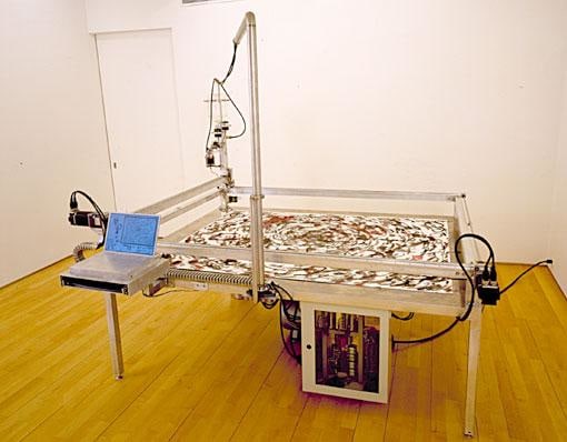 Image of Drawing Machine by Roxy Paine