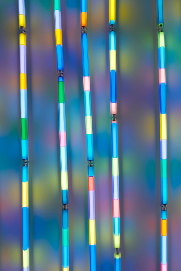 Detail of SPENCER FINCH's Bamboo Grove (Arashiyama, afternoon effect, May 23, 2017), 2019