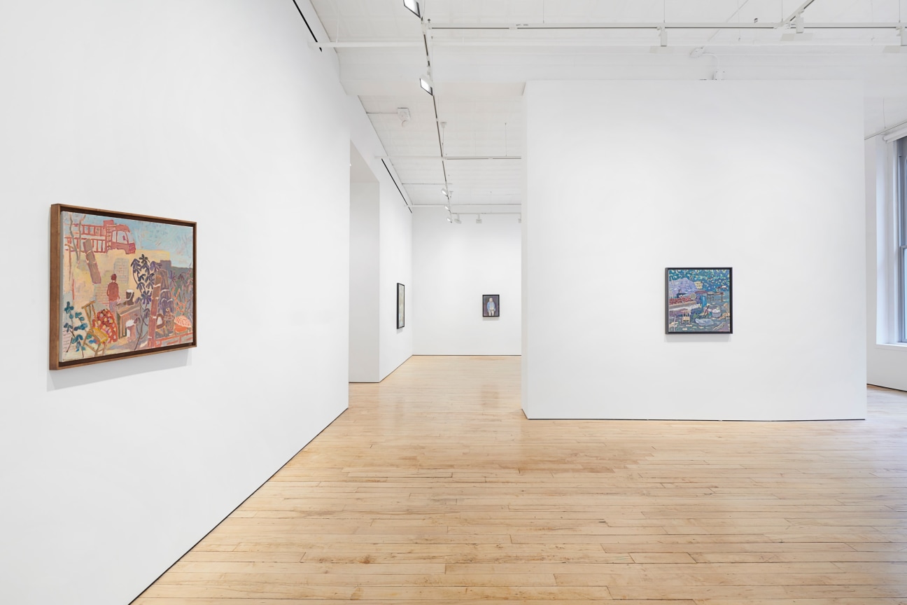Installation view, Yun-Fei Ji, The Sunflower Turned Its Back, James Cohan, 52 Walker Street, November 17, 2022 - January 7, 2023