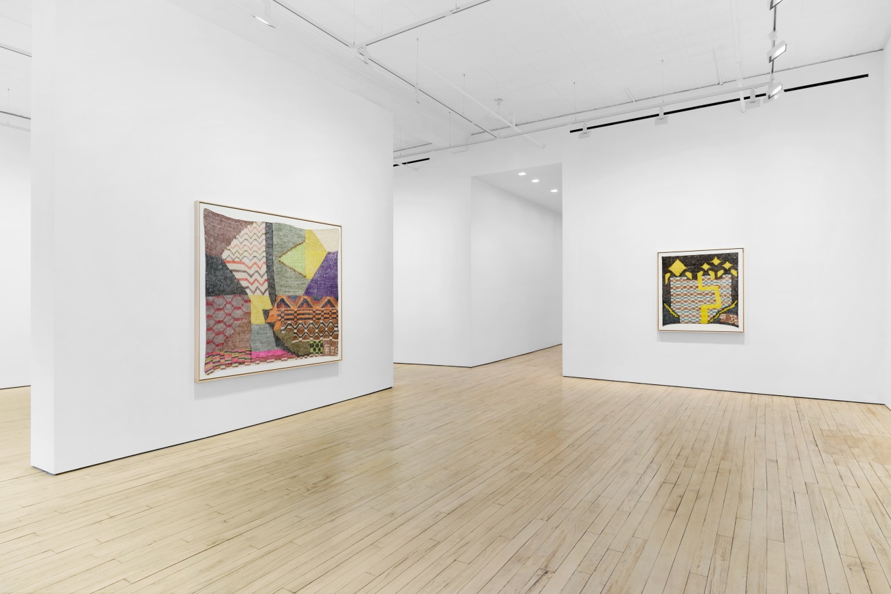 Installation view, Claudia Alarc&oacute;n &amp;amp; Sil&auml;t,&nbsp;James Cohan, 52 Walker Street, New York, NY, April 11 - May 10, 2025.