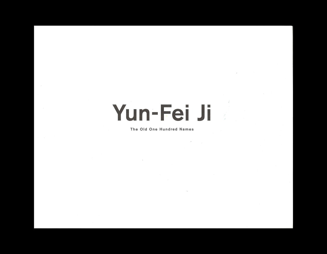 Yun-Fei Ji: The Old One Hundred Names