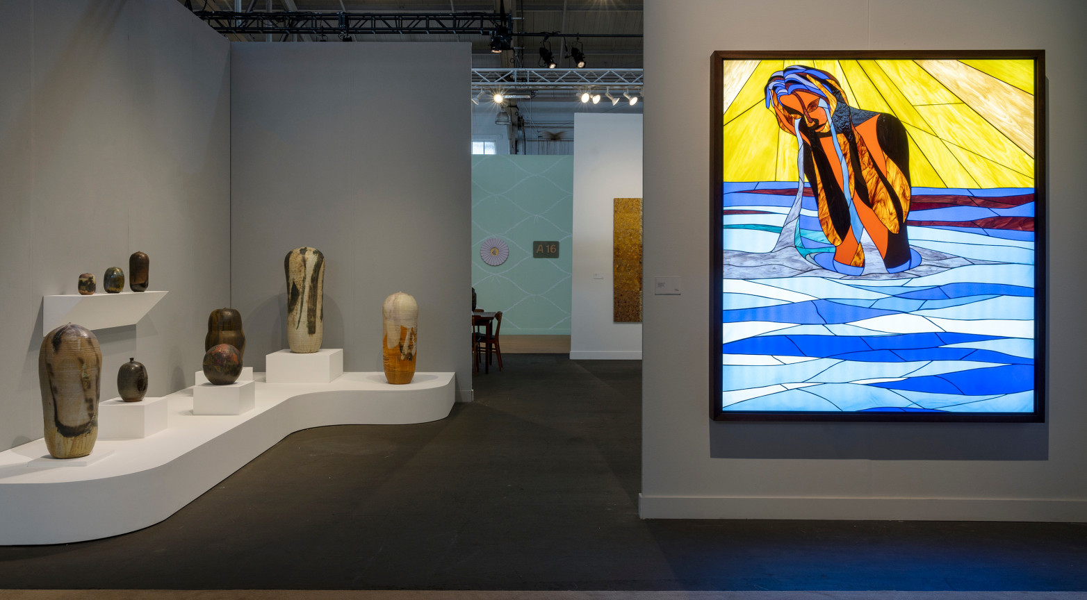 Installation view, James Cohan at FOG Design + Art, Booth 211, San Francisco, CA, January 19 - 22, 2023