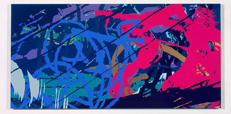 image of INGRID CALAME's From #269 Drawing (Tracings from Indianapolis Motor Speedway and L.A. River), 2007