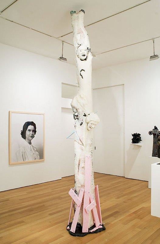 sculpture from floor to ceiling