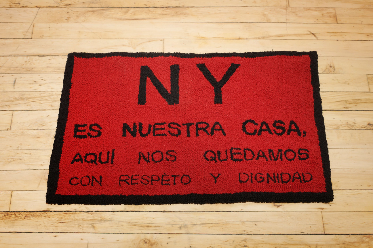 Image of TERESA MARGOLLES's Nudo Rojo (Red Knot), 2022