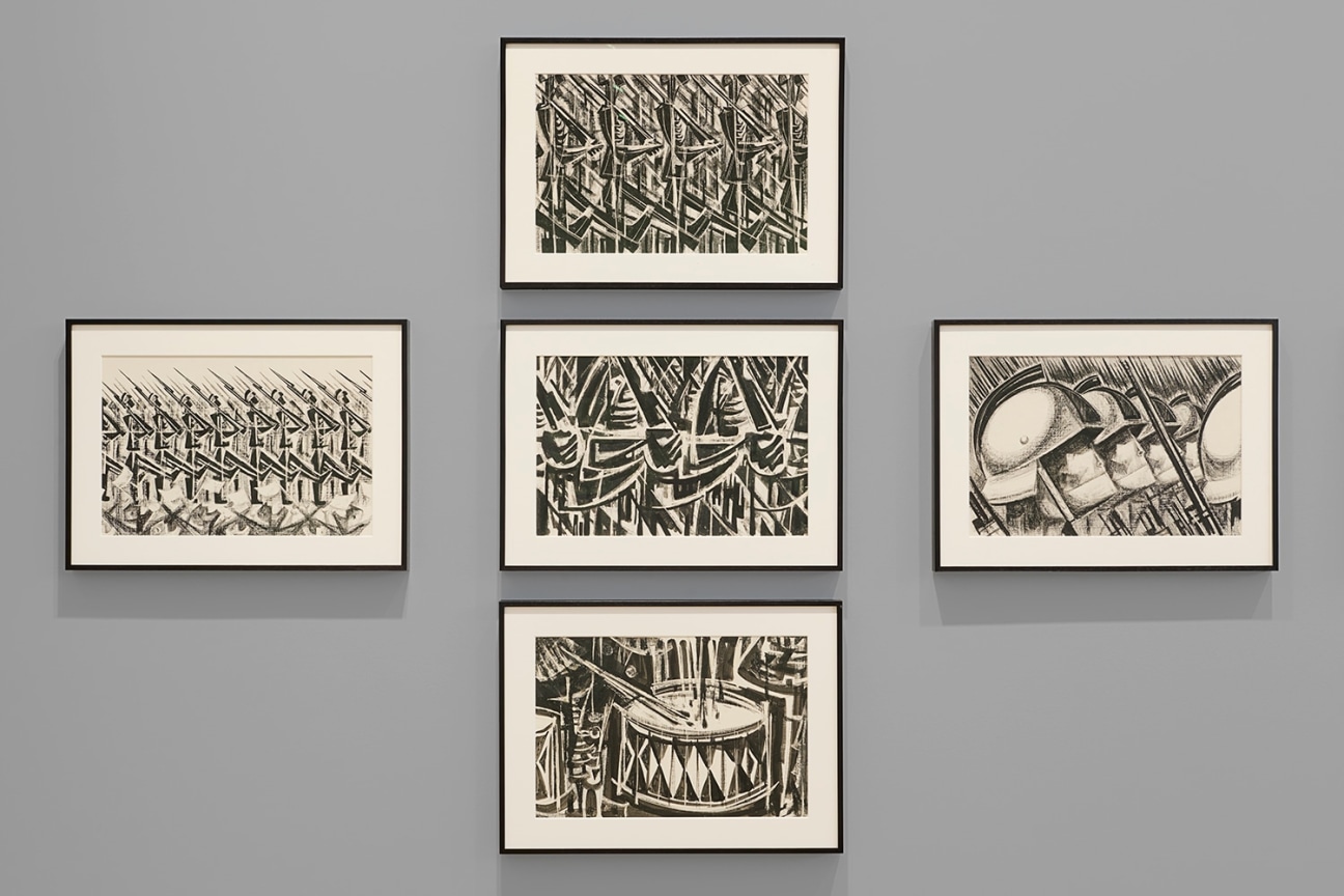 Installation View, Si Lewen, curated by Art Spiegelman, James Cohan, 52 Walker Street, New York, March 28 - April 27, 2024.