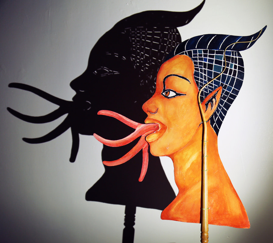 Image of detail of Christopher Myers's Fire In The Head (Nijinsky's Diaries), 2015