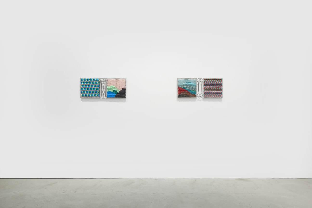 view of two artworks