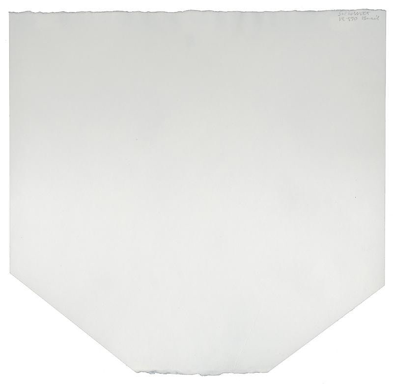 torn piece of plain paper