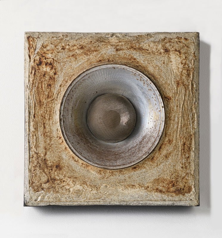 headlight encrusted on wood