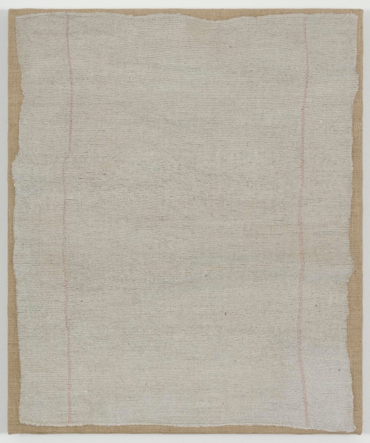 realistic painting of a worn cleaning rag