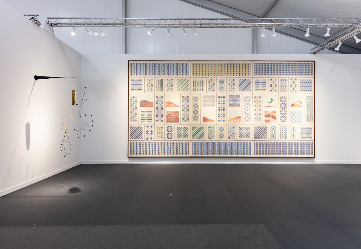 Installation View, James Cohan at Frieze Los Angeles, Booth D15, Santa Monica, CA, February 16 - 19