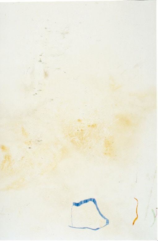 faded abstract painting