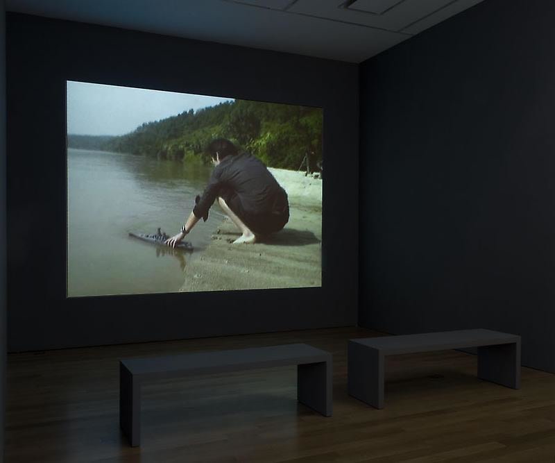 video of a man near a body of water