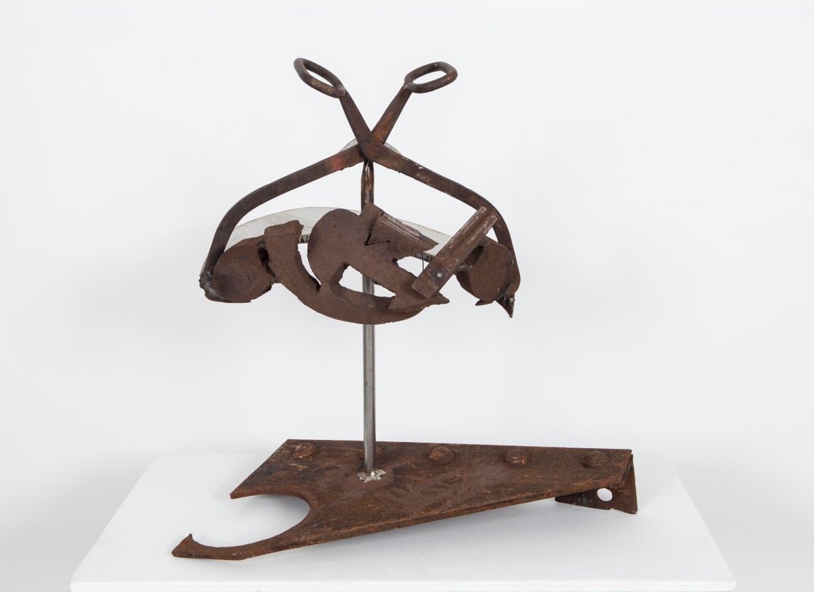 abstract metal sculpture