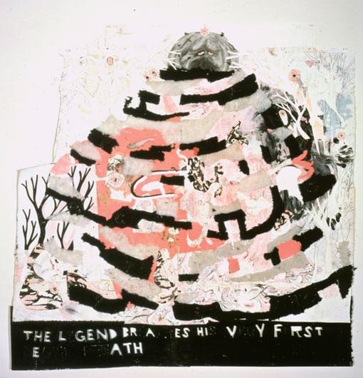 Image of TRENTON DOYLE HANCOCK's The Legend Breathes His Very First Death Breath, 2001