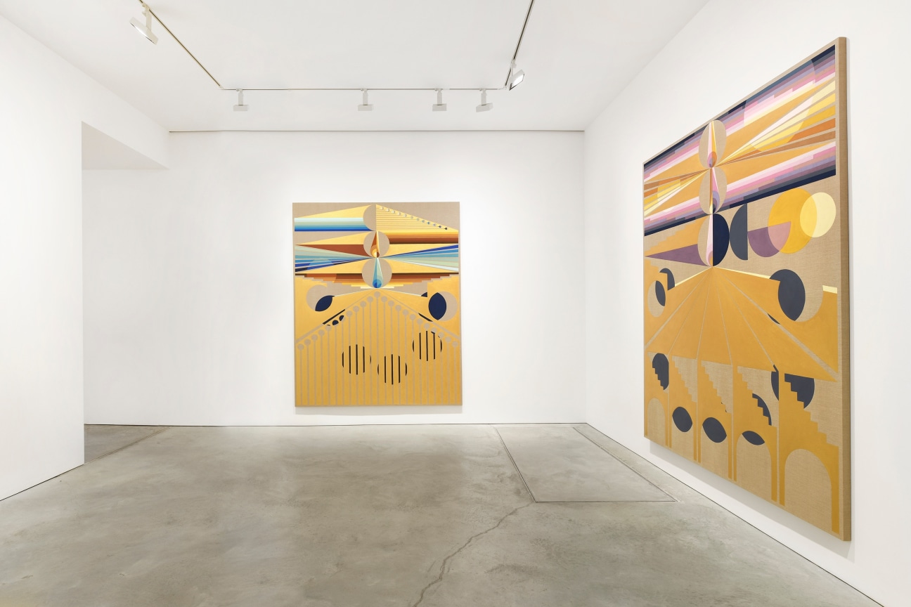 gallery view of two paintings