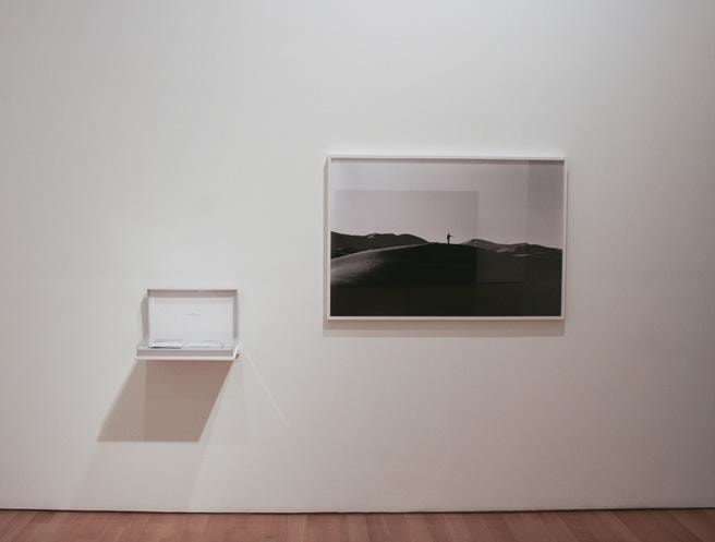 installation view of artworks