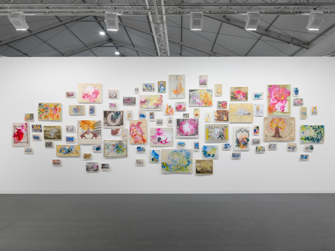 Installation view, James Cohan at Frieze London, London, United Kingdom, October 13-17, 2021