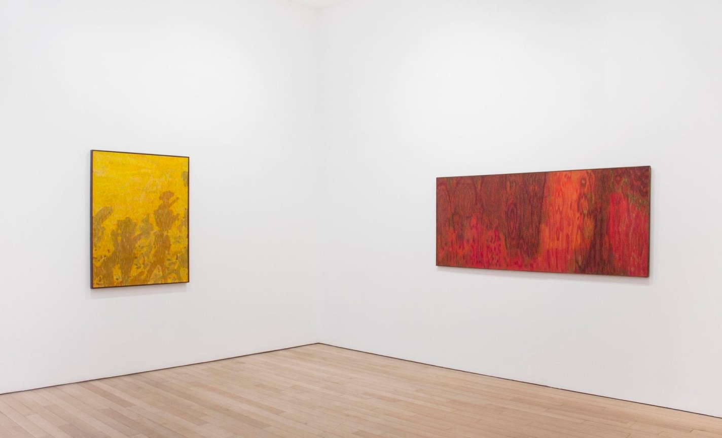 installation view of two artworks
