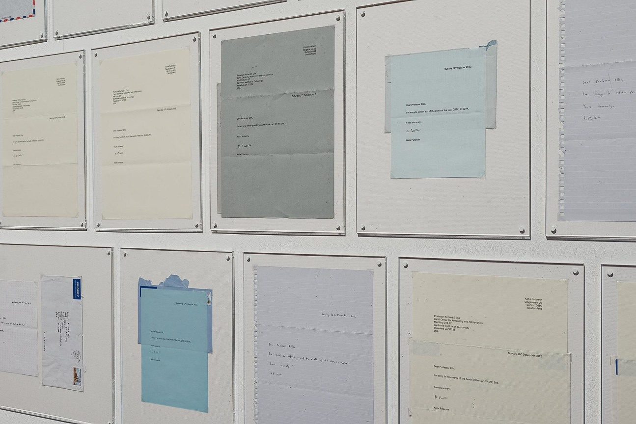 KATIE PATERSON Dying Star Letters,&nbsp;2010