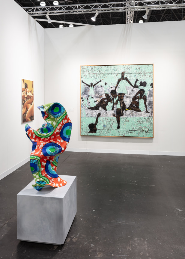 Installation view, James Cohan at The Armory Show, Booth 203, Javits Center, New York, NY, September 7-10, 2023. Photo by Silvia Ros.