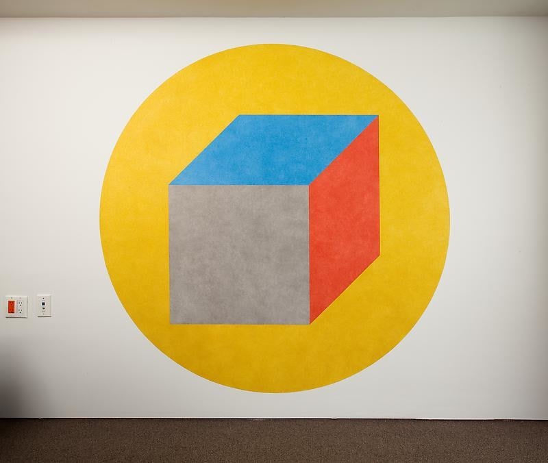 Image of SOL LEWITT's Wall Drawing #596, 1989