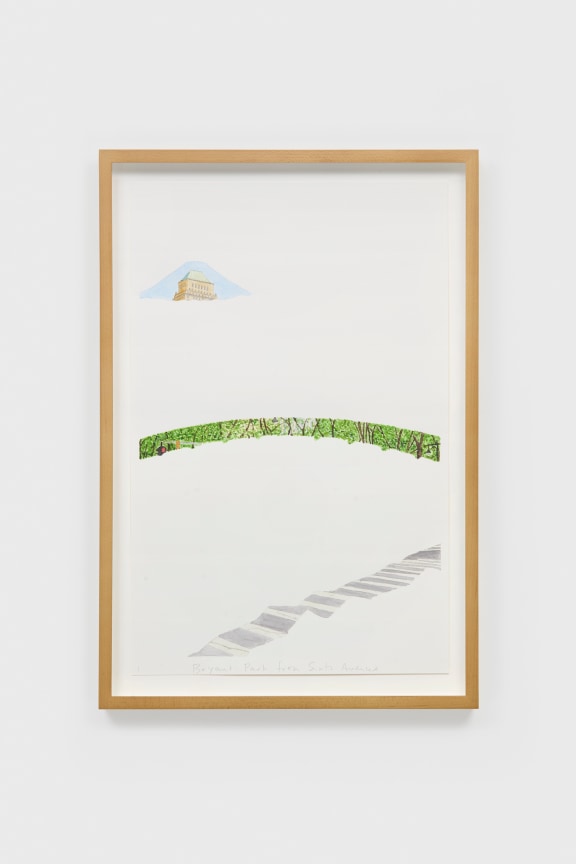 SPENCER FINCH, Bryant Park from Sixth Avenue, 2025