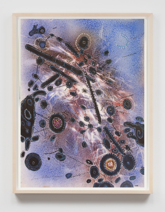 image of lee mullican's galaxie, 1965