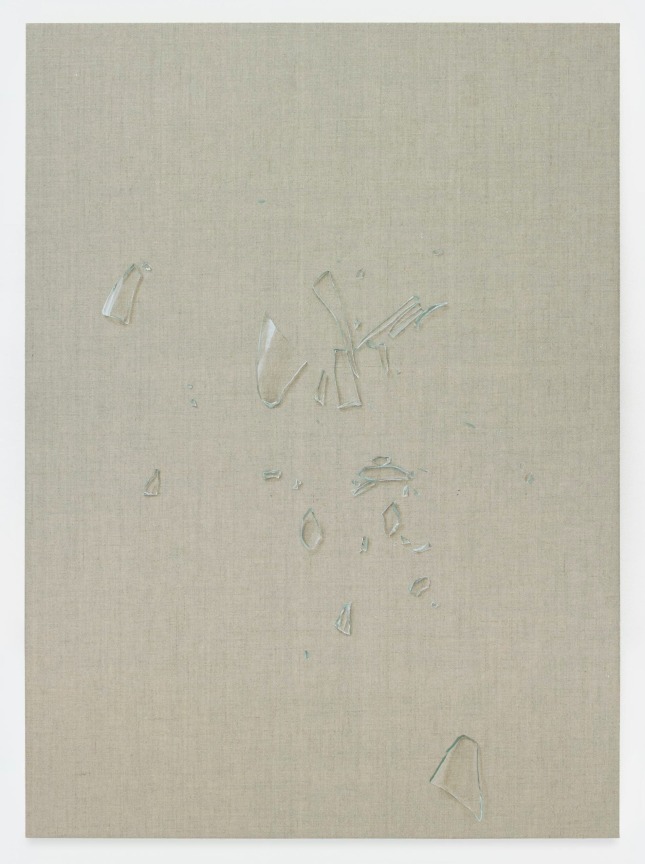 , HELENE APPEL,&nbsp;Shards, 2016, Oil and watercolor on linen, 27 1/8 x 19 1/4 in. &nbsp;