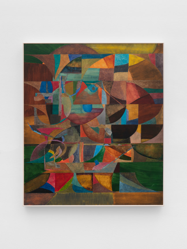 Brightly colored field of rounded shapes