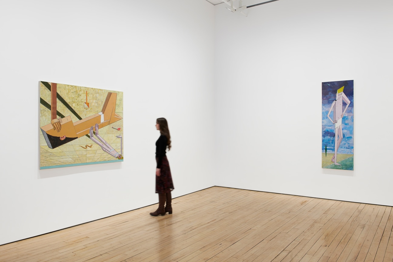 Installation view,&nbsp;Mernet Larsen, Thinking About C&eacute;zanne,&nbsp;James Cohan, 52 Walker Street, New York, NY, February 15 - March 16, 2024.